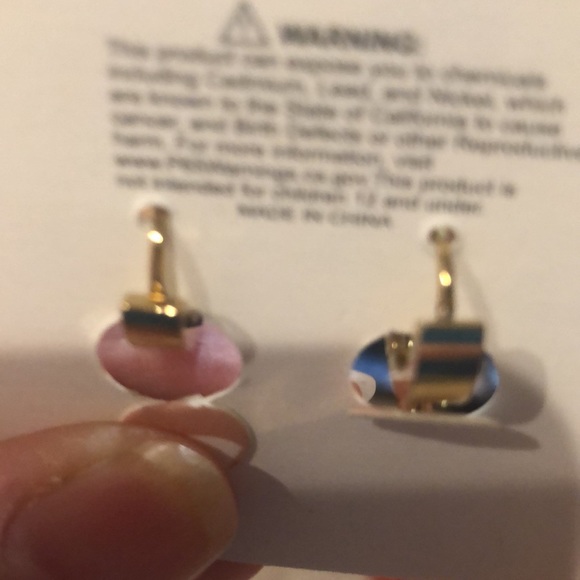 AJ earrings for girls and mom gold or silver - Picture 3 of 4